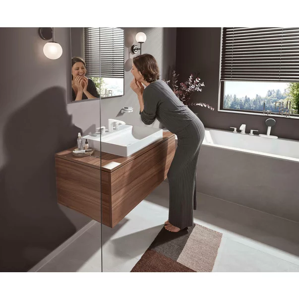 Baterie lavoar Hansgrohe Vivenis 90 cu 3 elemente si ventil Pop-Up crom lucios [2]