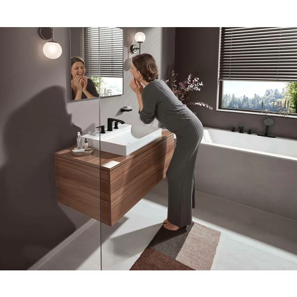 Baterie lavoar Hansgrohe Vivenis 90 cu 3 elemente si ventil Pop-Up crom lucios [4]
