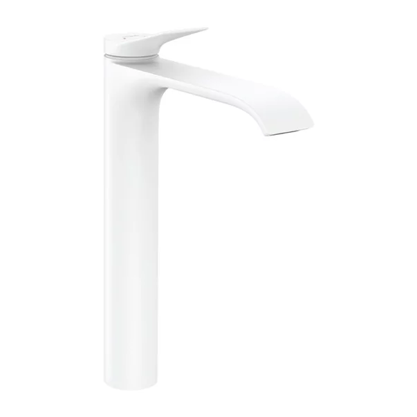 Baterii baie - Baterie lavoar inalta Hansgrohe Vivenis 250 cu ventil Pop-Up alb mat