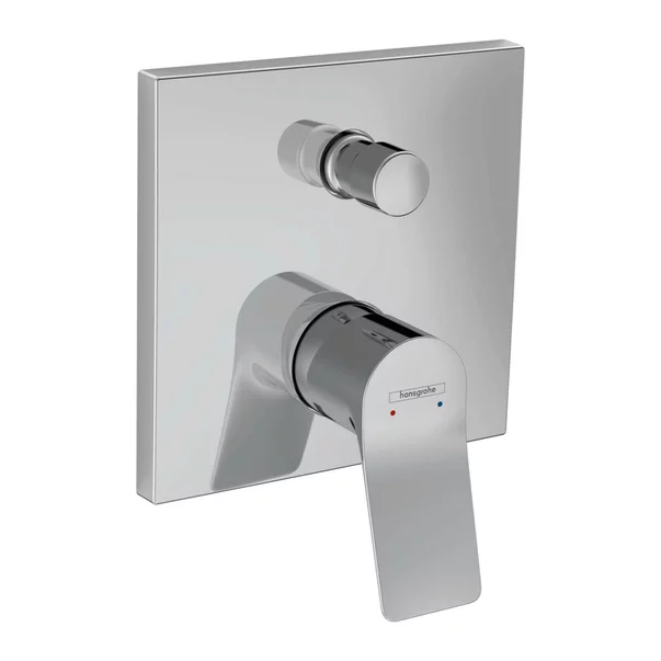 Baterii cada - Baterie cada - dus incastrata Hansgrohe Vivenis fara corp ingropat crom lucios