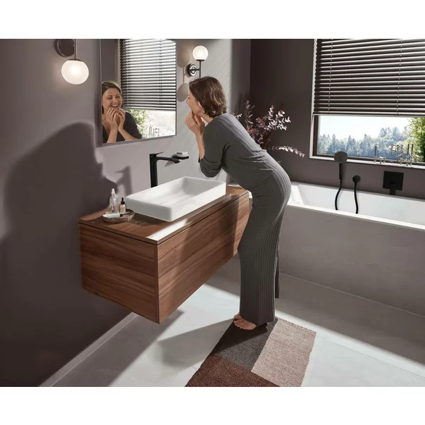 Baterie cada - dus incastrata Hansgrohe Vivenis fara corp ingropat crom lucios [5]