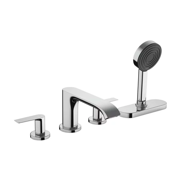 Baterii cada - Baterie cada - dus Hansgrohe Vivenis cu 4 elemente si sBox crom lucios
