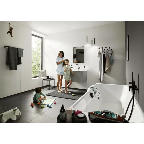 Baterie cada - dus incastrata Hansgrohe Finoris crom monocomanda [4]