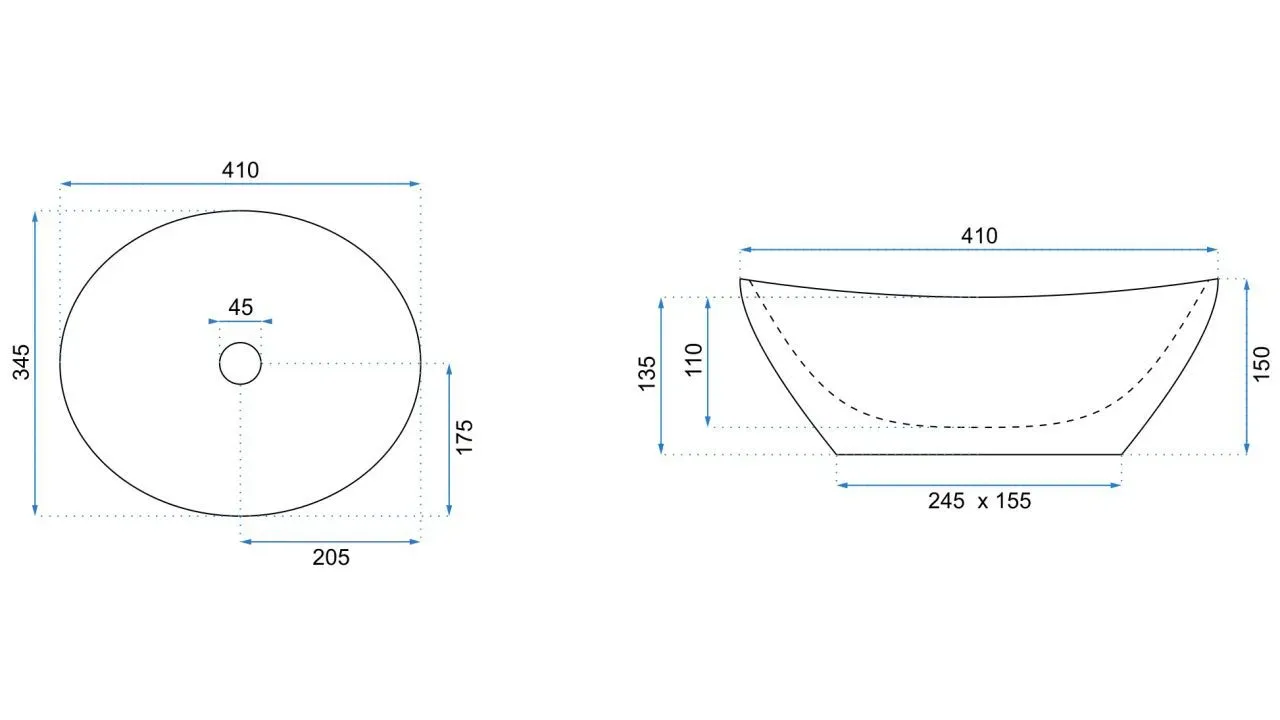 Lavoar pe blat Rea Sofia Black Calala Matt [5]