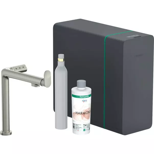 Bucatarie - Set crom periat Hansgrohe Aquittura Select M91 SodaSystem 240 cu 1 jet 76810670