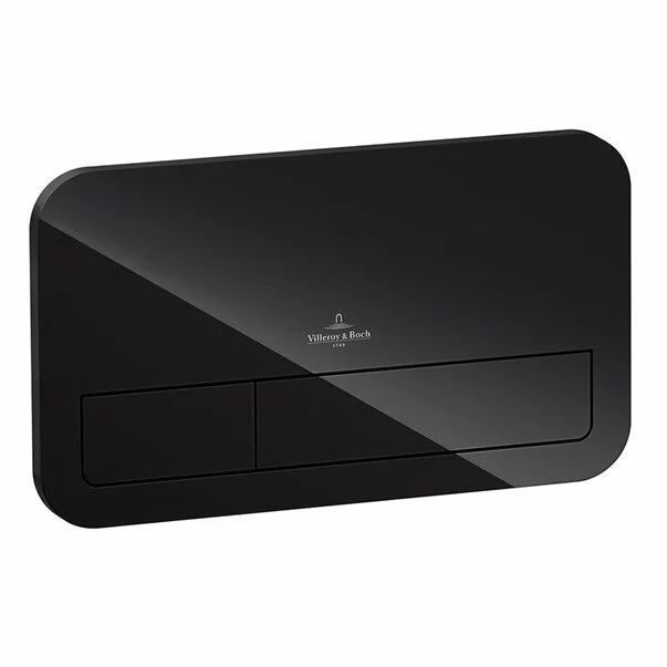  Clapeta actionare - Clapeta de actionare Villeroy&Boch ViConnect sticla negru lucios