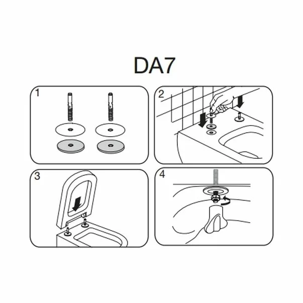 Capac wc soft close Villeroy&Boch Subway quick release [5]
