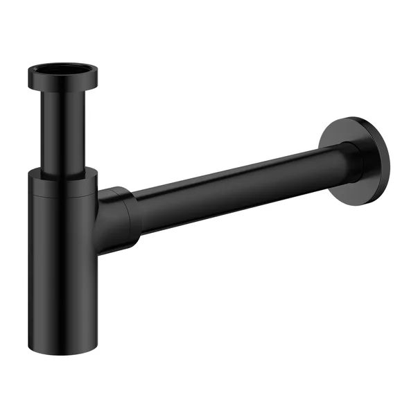 Accesorii baie - Sifon lavoar Omnires negru mat