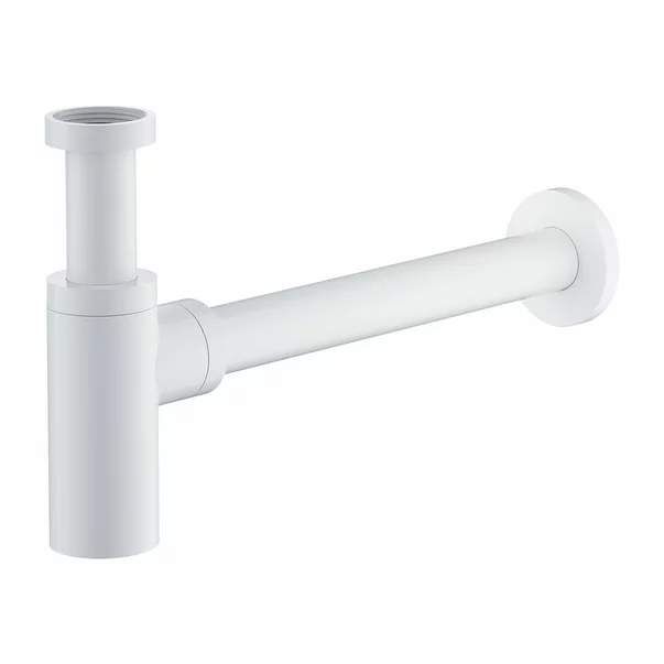 Accesorii baie - Sifon lavoar alb mat Omnires
