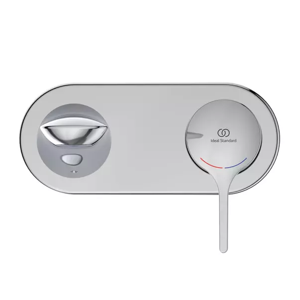 Baterie lavoar incastrata Ideal Standard Melange crom lucios fara corp ingropat [3]