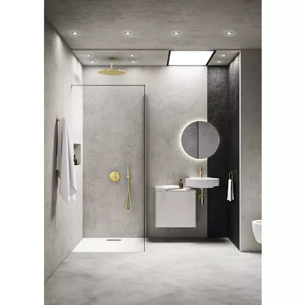 Palarie de dus Ideal Standard IdealRain 400 mm auriu periat 1 functie [3]