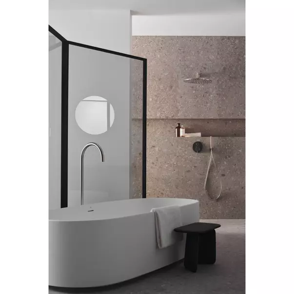Palarie dus Ideal Standard IdealRain argintiu Silver Storm 400 mm [5]