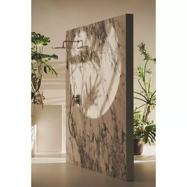 Palarie dus Ideal Standard IdealRain argintiu Silver Storm 400 mm [6]