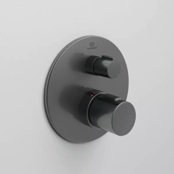 Baterii baie - Baterie dus incastrata Ideal Standard Ceratherm T100 gri Magnetic Grey fara corp ingropat