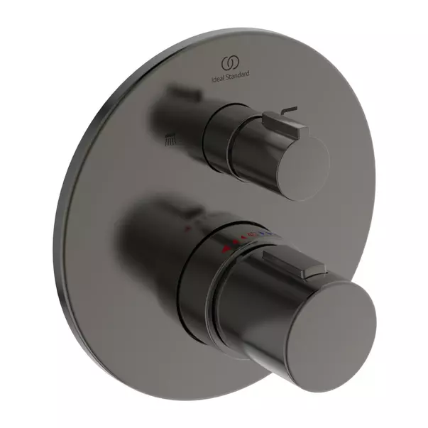 Baterii cada - Baterie cada - dus incastrata Ideal Standard Ceratherm T100 gri Magnetic Grey fara corp ingropat