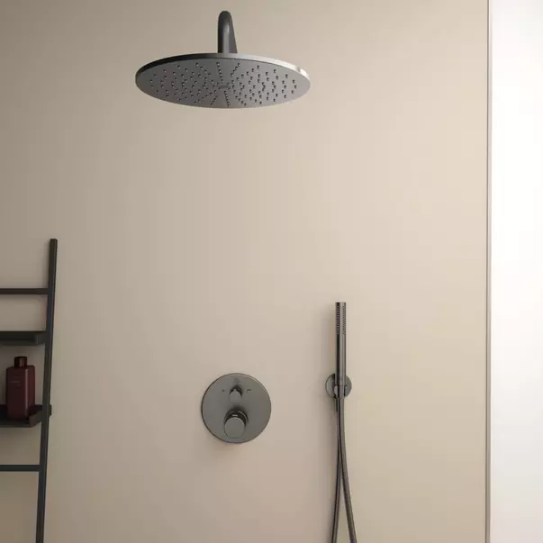 Baterie cada - dus incastrata Ideal Standard Ceratherm T100 gri Magnetic Grey fara corp ingropat [3]