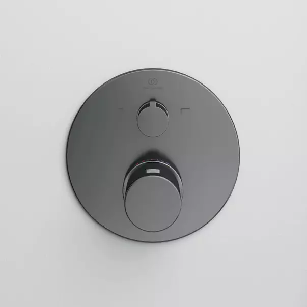 Baterie cada - dus incastrata Ideal Standard Ceratherm T100 gri Magnetic Grey fara corp ingropat [6]
