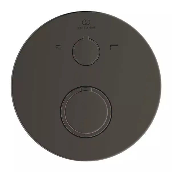 Baterie cada - dus incastrata Ideal Standard Ceratherm T100 gri Magnetic Grey fara corp ingropat [8]