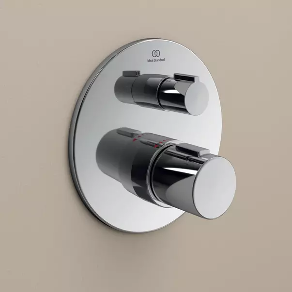 Baterii cada - Baterie cada - dus incastrata Ideal Standard Ceratherm T100 crom lucios fara corp ingropat