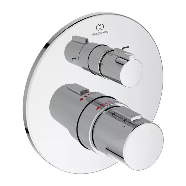 Baterie cada - dus incastrata Ideal Standard Ceratherm T100 crom lucios fara corp ingropat [2]