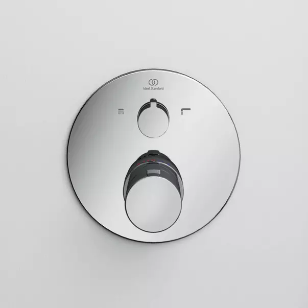 Baterie cada - dus incastrata Ideal Standard Ceratherm T100 crom lucios fara corp ingropat [7]