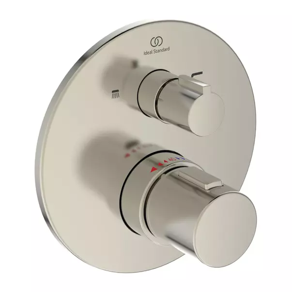 Baterii cada - Baterie cada - dus incastrata Ideal Standard Ceratherm T100 argintiu Silver Storm fara corp ingropat