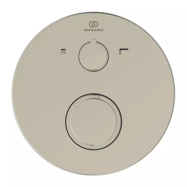 Baterie cada - dus incastrata Ideal Standard Ceratherm T100 argintiu Silver Storm fara corp ingropat [5]