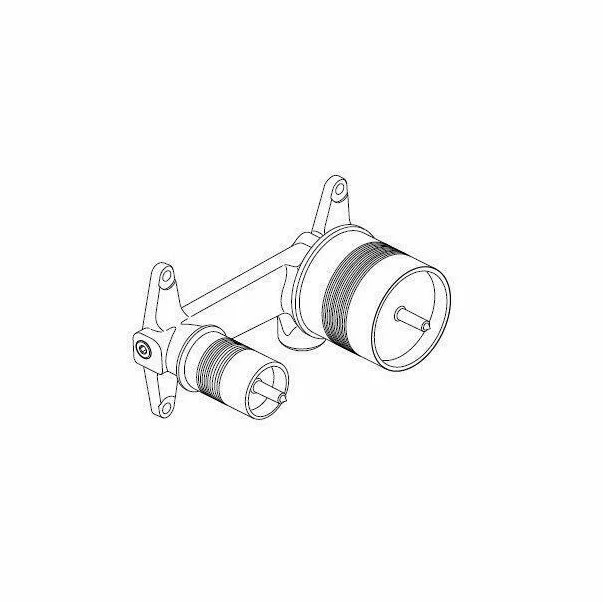 Corp incastrat Ideal Standard pentru baterie cu montaj pe perete [3]