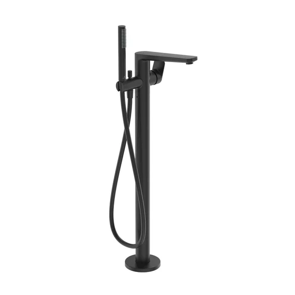 Baterie cada - dus freestanding Ideal Standard Tonic II negru mat fara corp ingropat [1]