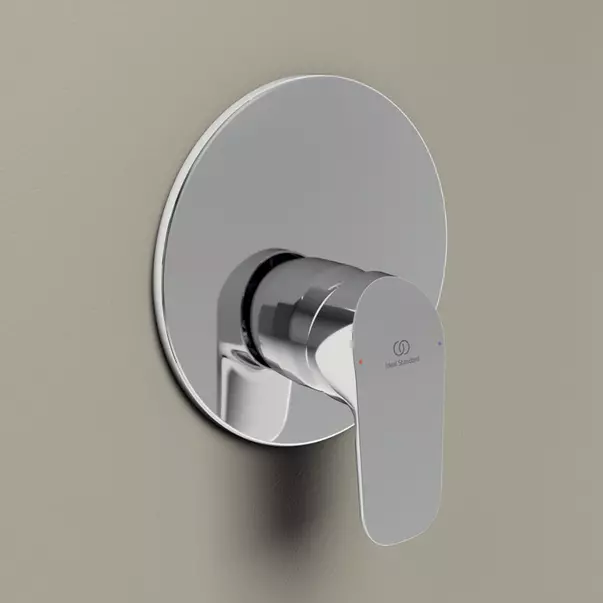 Baterie dus incastrata Ideal Standard Ceraflex crom lucios fara corp ingropat [4]