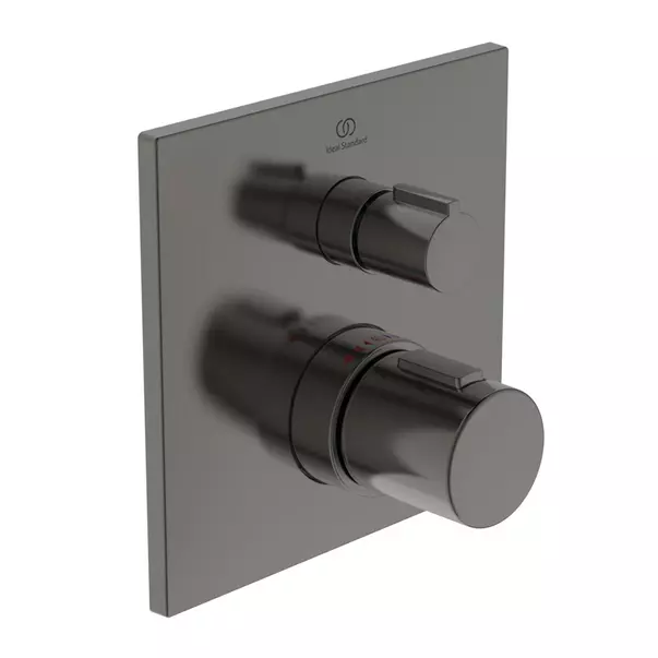 Baterii baie - Baterie dus incastrata Ideal Standard Ceratherm C100 gri Magnetic Grey fara corp ingropat