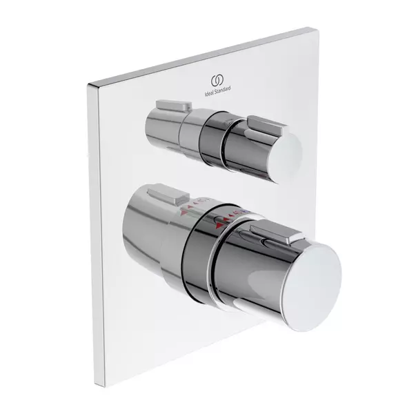 Baterie dus incastrata Ideal Standard Ceratherm C100 crom lucios fara corp ingropat [2]