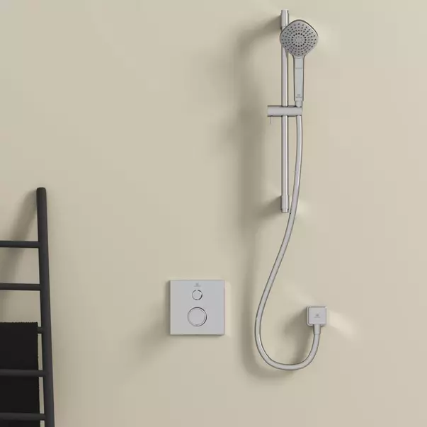 Baterie dus incastrata Ideal Standard Ceratherm C100 crom lucios fara corp ingropat [6]