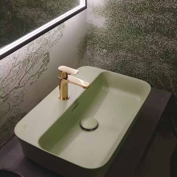 Baterii baie - Baterie lavoar Ideal Standard Connect Air auriu periat cu ventil metalic