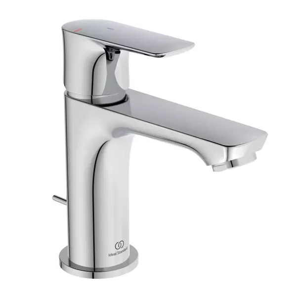 Baterii baie - Baterie lavoar Ideal Standard Connect Air BlueStart crom lucios cu ventil metalic