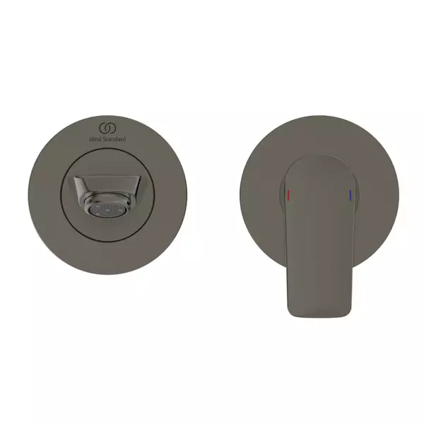 Baterie lavoar incastrata Ideal Standard Connect Air pipa 23 cm gri Magnetic Grey fara corp ingropat [3]