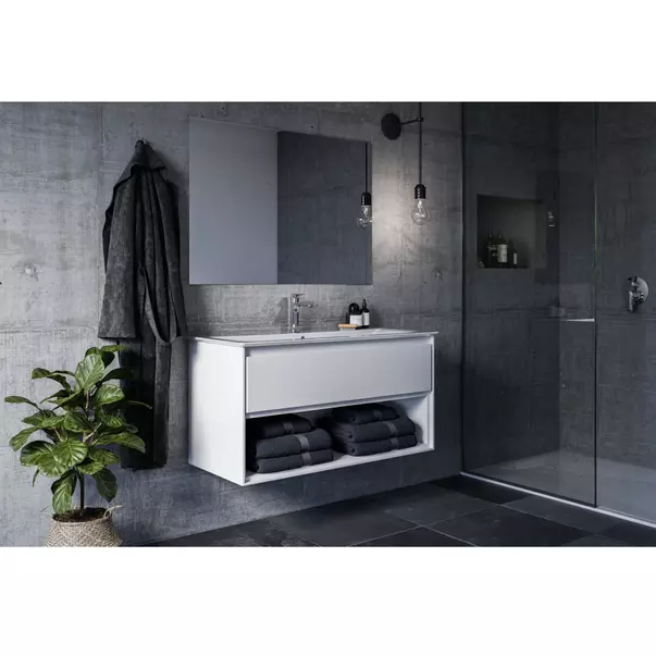 Baterie lavoar tip Grande Ideal Standard Connect Air BlueStart crom lucios monocomanda [6]