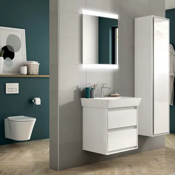 Baterii lavoar - Baterie lavoar Ideal Standard Connect Air pentru proiecte crom lucios cu ventil metalic