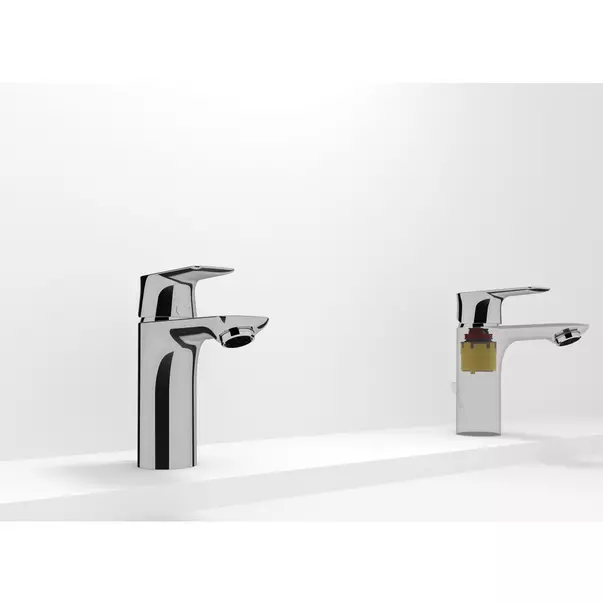 Baterie lavoar Ideal Standard Connect Air pentru proiecte crom lucios cu ventil metalic [3]