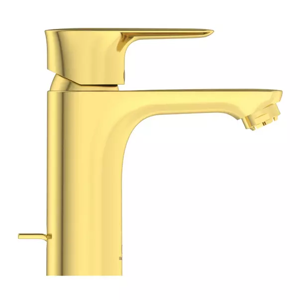 Baterie lavoar Ideal Standard Connect Air pentru presiune scazuta auriu periat cu ventil metalic [3]