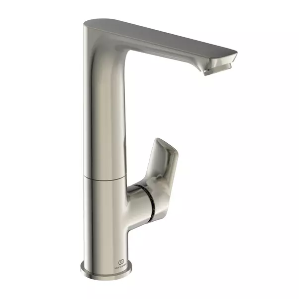 Baterii baie - Baterie lavoar inalta Ideal Standard Connect Air argintiu Silver Storm cu pipa rotativa