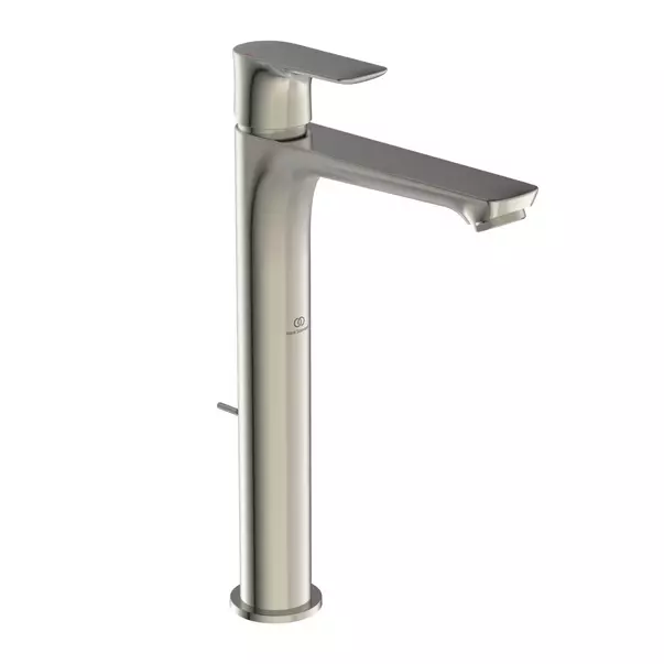 Baterii baie - Baterie lavoar inalta Ideal Standard Connect Air cu ventil argintiu Silver Storm