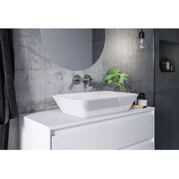 Baterie lavoar incastrata Ideal Standard Connect Air pipa 19 cm gri Magnetic Grey fara corp ingropat [2]