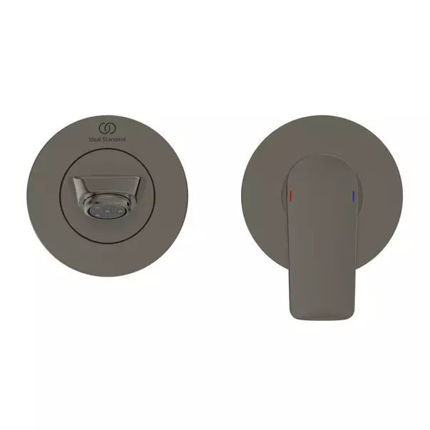 Baterie lavoar incastrata Ideal Standard Connect Air pipa 19 cm gri Magnetic Grey fara corp ingropat [3]