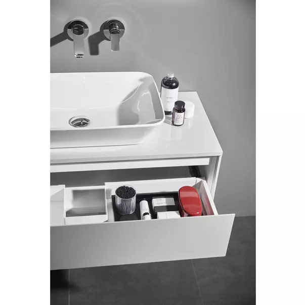 Baterie lavoar incastrata Ideal Standard Connect Air pipa 19 cm crom lucios fara corp ingropat [3]