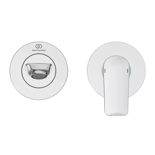 Baterie lavoar incastrata Ideal Standard Connect Air pipa 19 cm crom lucios fara corp ingropat [5]