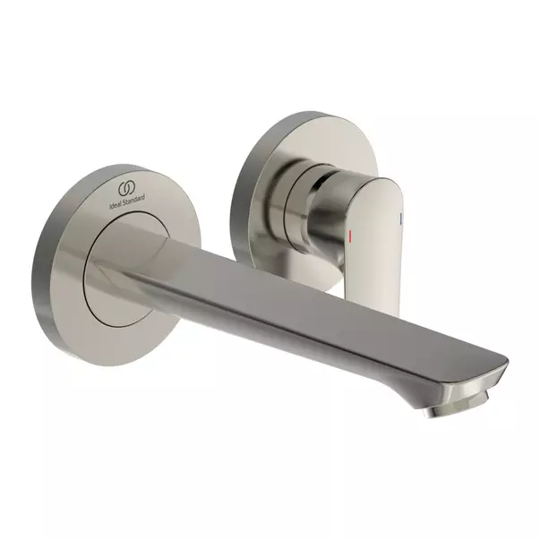 Baterie lavoar incastrata Ideal Standard Connect Air pipa 19 cm argintiu Silver Storm fara corp ingropat [2]