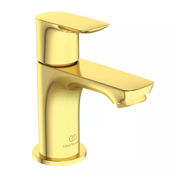 Baterii lavoar - Baterie lavoar Ideal Standard Connect Air Pillar pentru apa rece auriu periat