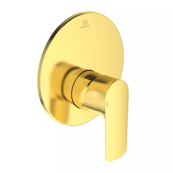 Baterii baie - Baterie dus incastrata Ideal Standard Connect Air auriu periat fara corp ingropat