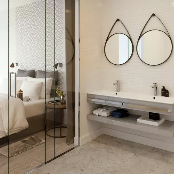 Baterii baie - Baterie lavoar Ideal Standard Connect Air Grande pentru proiecte crom lucios cu ventil